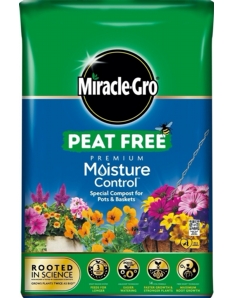 Miracle Gro Moisture Control Peat Free Compost 40L